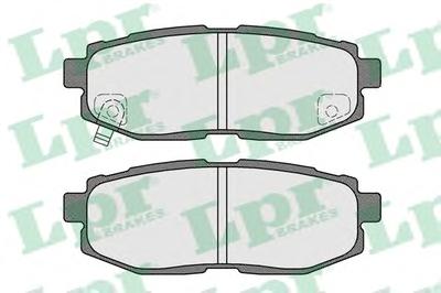 Комплект тормозных колодок, дисковый тормоз LPR 05P1577