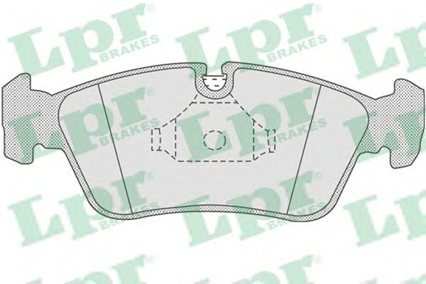 Комплект тормозных колодок, дисковый тормоз LPR