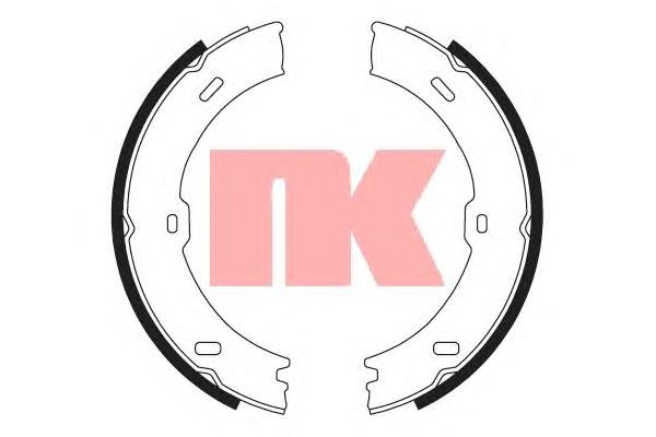 Комплект тормозных колодок, стояночная тормозная система NK