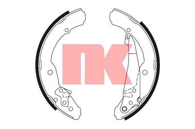 Комплект тормозных колодок NK 2743631