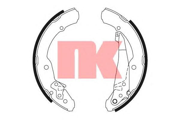 Комплект тормозных колодок NK