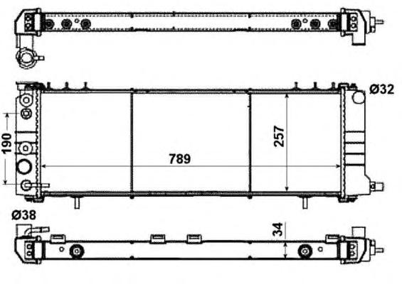 Радиатор охлаждения NRF