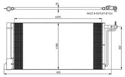 Конденсатор, кондиционер NRF 350051