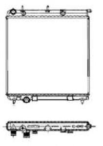 Радиатор охлаждения NRF 50429