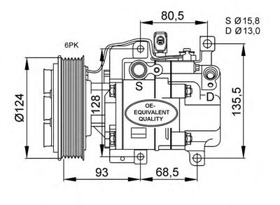 Компрессор, кондиционер NRF 32408