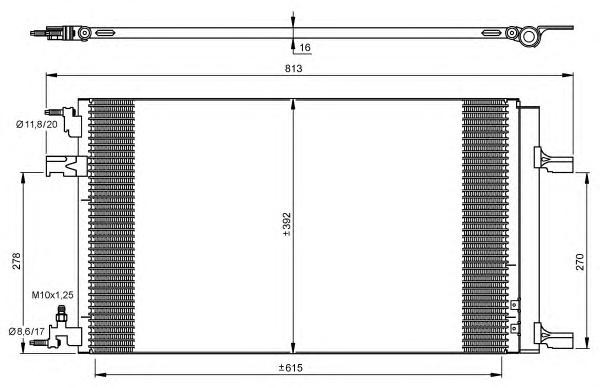 Радиатор кондиционера NRF