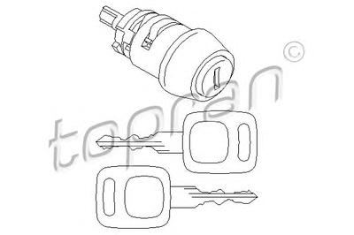 Замок, замок-выключатель TOPRAN 109081