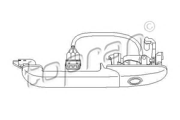 Ручка двери TOPRAN