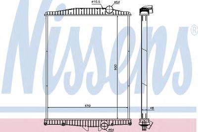 Радиатор охлаждения NISSENS