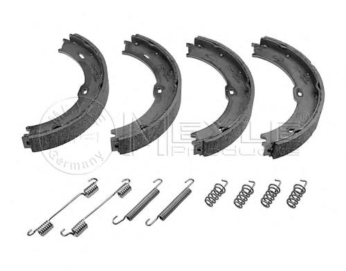 Комплект тормозных колодок, стояночная тормозная система MEYLE