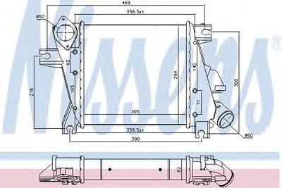 Интеркулер NISSENS 96527
