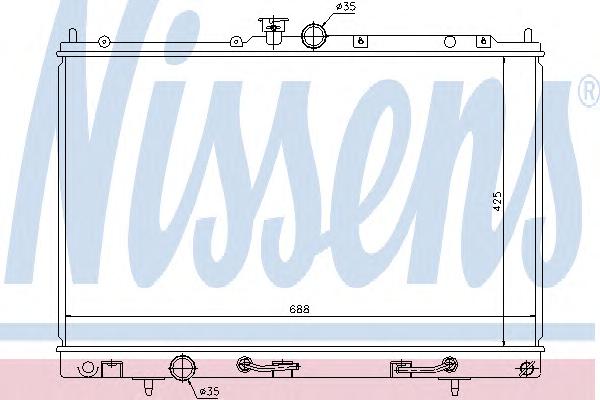 Радиатор охлаждения NISSENS