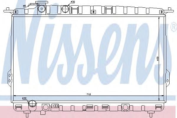 Радиатор охлаждения NISSENS