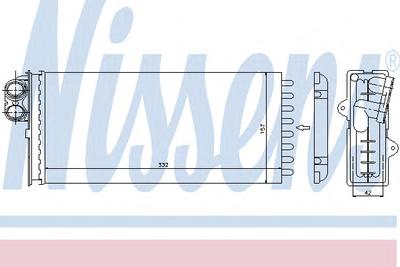 Радиатор печки NISSENS 73375