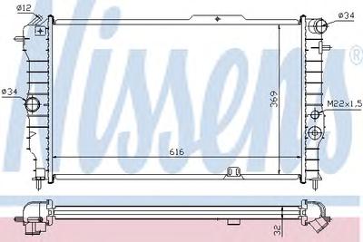 Радиатор охлаждения NISSENS 630631