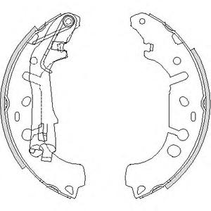 Комплект тормозных колодок ROADHOUSE 4192.00