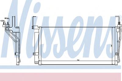 Конденсатор, кондиционер NISSENS 94451