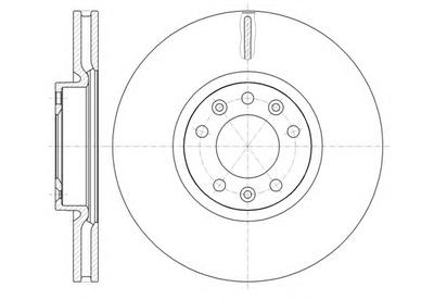 Тормозной диск ROADHOUSE 6147210