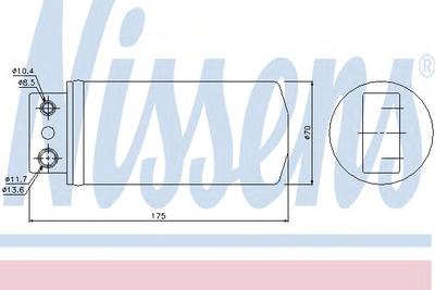 Осушитель, кондиционер NISSENS 95058