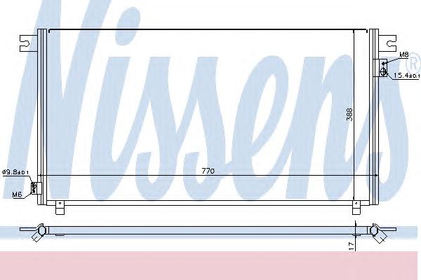 Конденсатор, кондиционер NISSENS