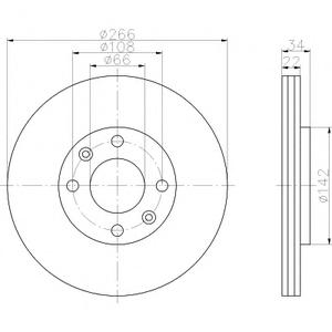 Тормозной диск TEXTAR 92111503