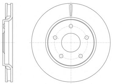Тормозной диск ROADHOUSE 6139310