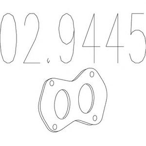 Прокладка, труба выхлопного газа MTS 02.9445