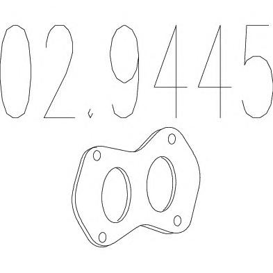 Прокладка, труба выхлопного газа MTS