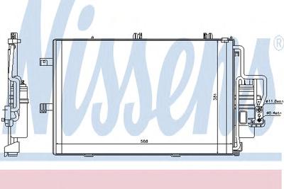 Конденсатор, кондиционер NISSENS 94721