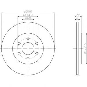 Тормозной диск TEXTAR 92199603
