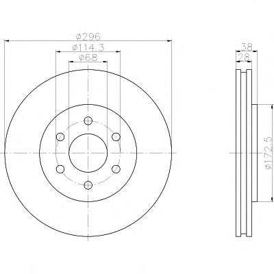 Тормозной диск TEXTAR