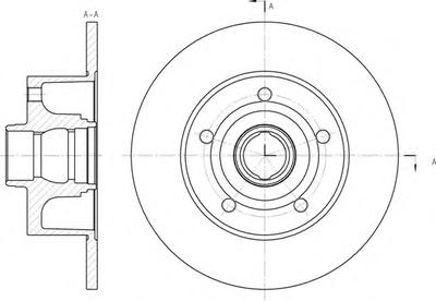 Тормозной диск ROADHOUSE 643100
