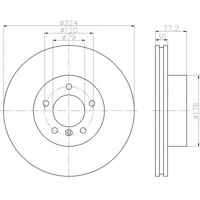 Тормозной диск TEXTAR