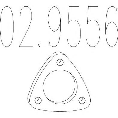 Прокладка, труба выхлопного газа MTS