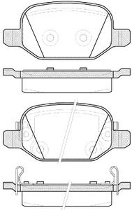 Комплект тормозных колодок, дисковый тормоз ROADHOUSE 272752