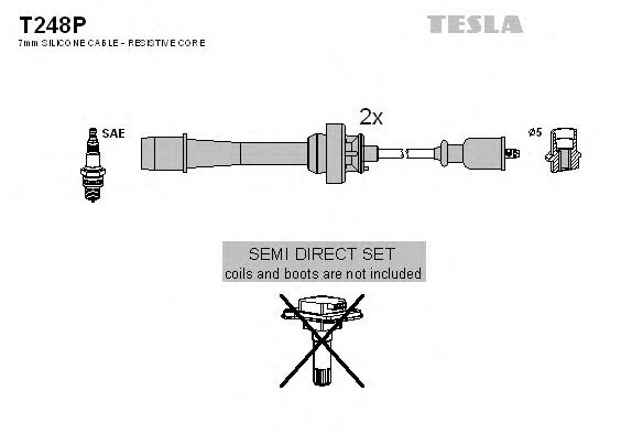 Комплект проводов зажигания TESLA
