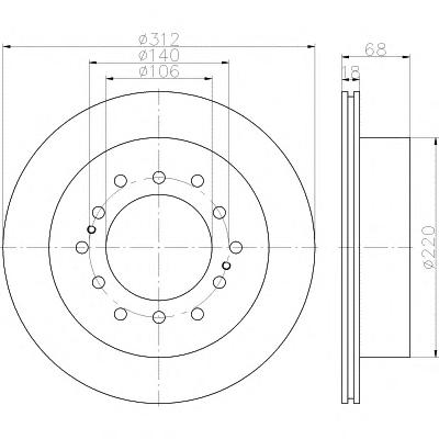 Тормозной диск TEXTAR