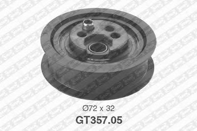 Натяжной ролик, ремень ГРМ SNR GT357.05