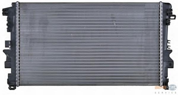 Радиатор, охлаждение двигателя HELLA