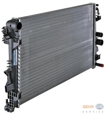 Радиатор, охлаждение двигателя HELLA
