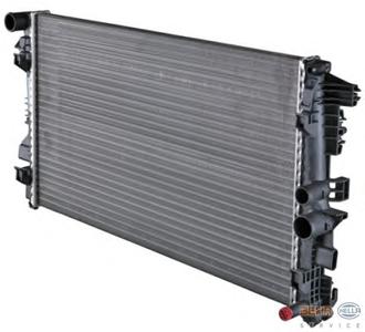 Радиатор, охлаждение двигателя HELLA