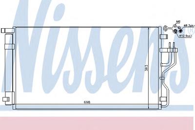 Конденсатор, кондиционер NISSENS 940208