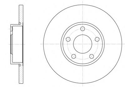 Тормозной диск ROADHOUSE 632700