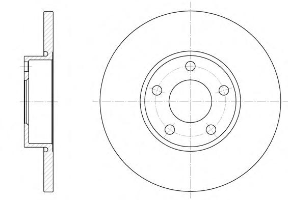 Тормозной диск ROADHOUSE