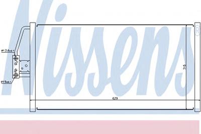 Конденсатор, кондиционер NISSENS 94579