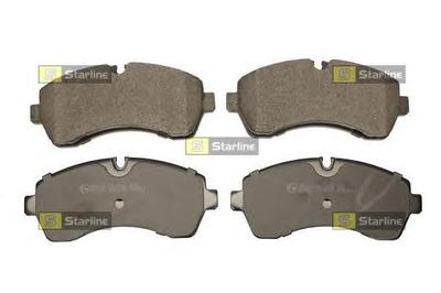 Комплект тормозных колодок, дисковый тормоз STARLINE BD S525