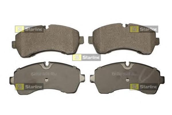 Комплект тормозных колодок, дисковый тормоз STARLINE