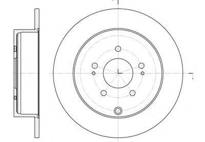 Тормозной диск ROADHOUSE 699700
