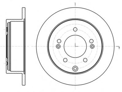 Тормозной диск ROADHOUSE 6140100