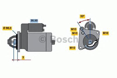 Стартер BOSCH 0 986 016 570
